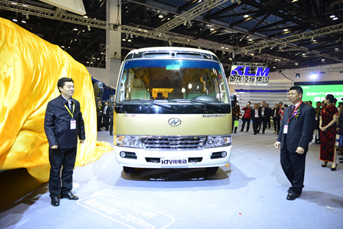 拓展新能源软实力 海格发布H7V纯电动高端公务车