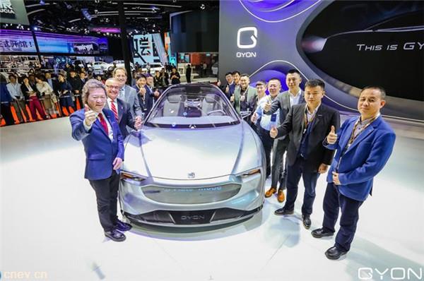新特高端电动汽车品牌GYON，携首款旗舰车型亮相上海车展
