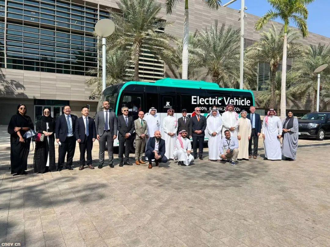 沙特首辆电动公交车来自中国宇通！